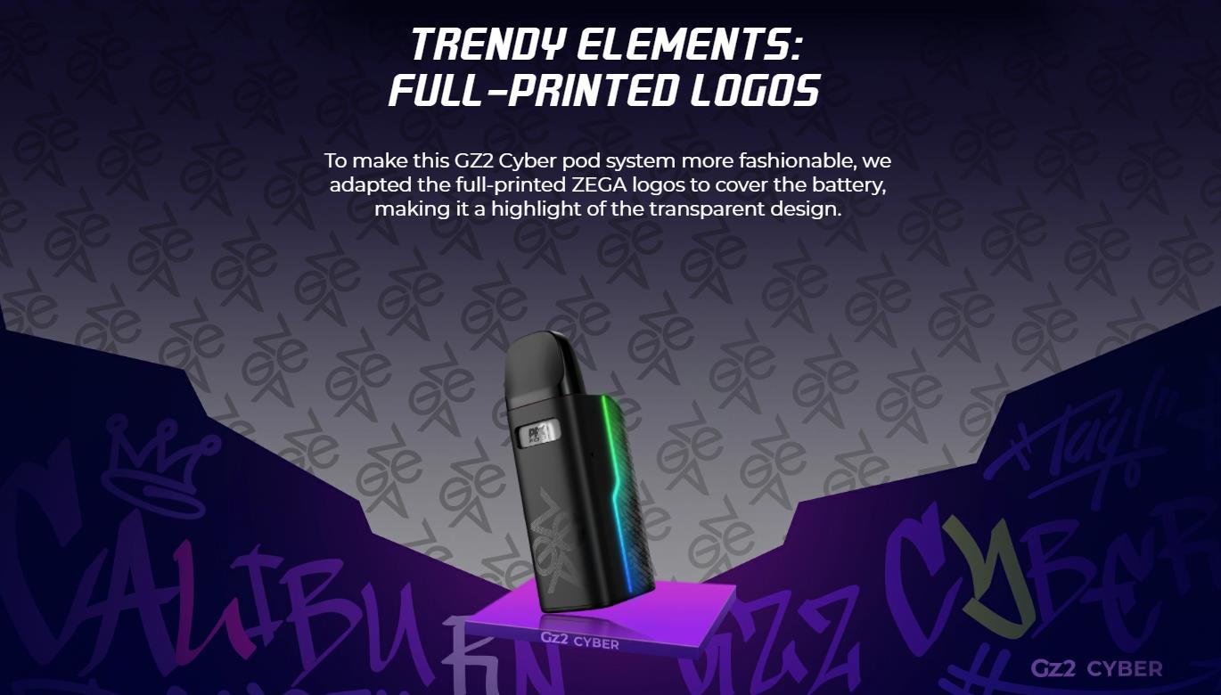 Uwell Caliburn GZ2 Cyber Pod System Kit 850mAh 2ml 4