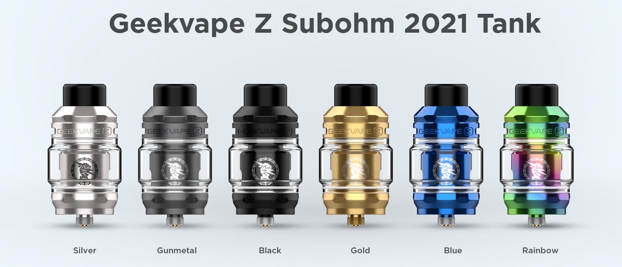 Geekvape S100 (Aegis Solo 2) Box Mod Kit with Z Sub Ohm 2021 Tank Atomizer 5.5ml 9