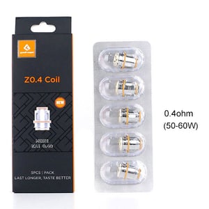 Geekvape Z Series Coil For Z (Zeus) Sub Ohm Tank,Obelisk Tank,Obelisk 120FC kit,Obelisk 200 kit,Z Sub Ohm 2021 Tank,Z Sub Ohm SE Tank,Z Fli Tank / Aegis Legend III Kit (5pcs/pack)