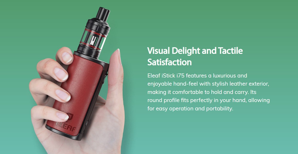 Eleaf iStick i75 Box Mod Kit with En Air Tank Atomizer 3000mAh 3.5ml 11