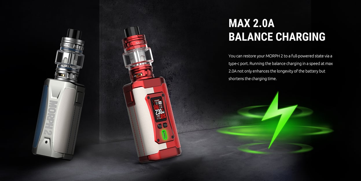 SMOK Morph 2 230W Mod Kit with TFV18 Tank 7.5ml 11