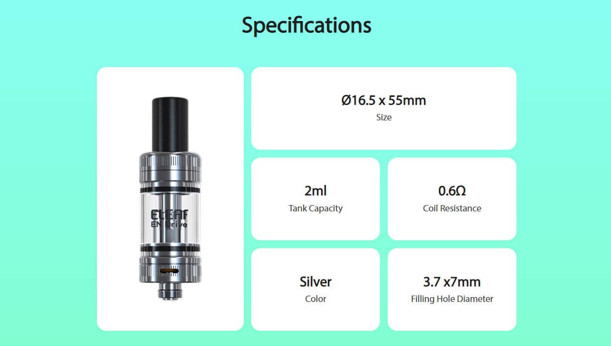 Eleaf En Drive Tank Atomizer 2ml 7