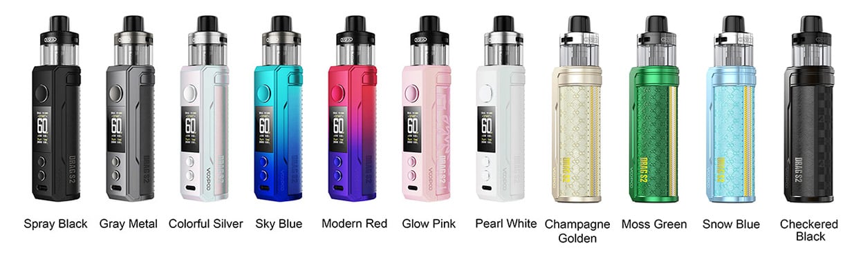 Voopoo Drag S2 60W Box Mod Kit with PnP X Cartridge DTL 2500mAh 5ml, Auto Power Off if no Operation for 10 Minutes 1