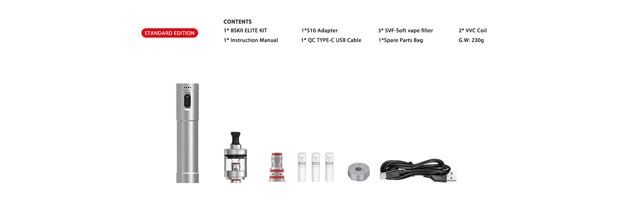 Vandy Vape BSKR Elite Kit 3ml 13