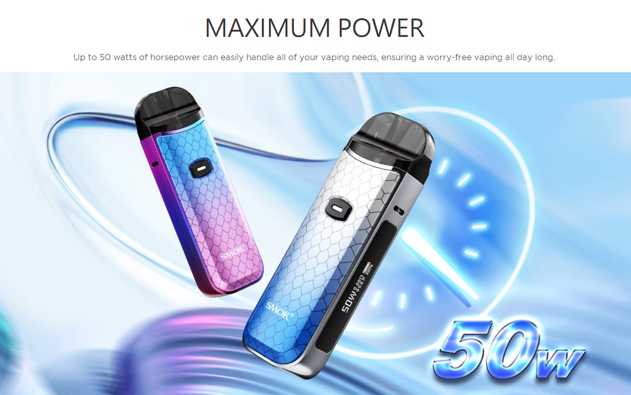 SMOK Nord 50W Pod System Kit 1800mAh 4.5ml 17