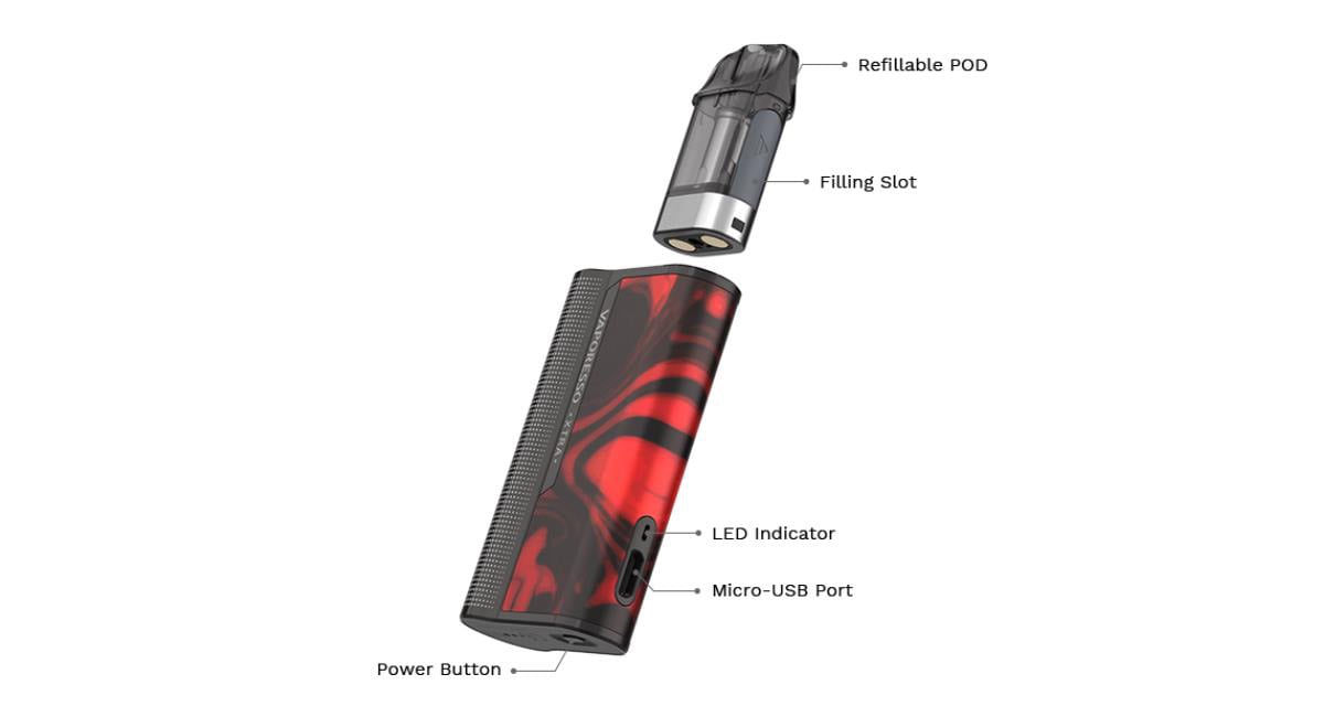 Vaporesso Xtra Pod System Kit 900mAh 2ml 3