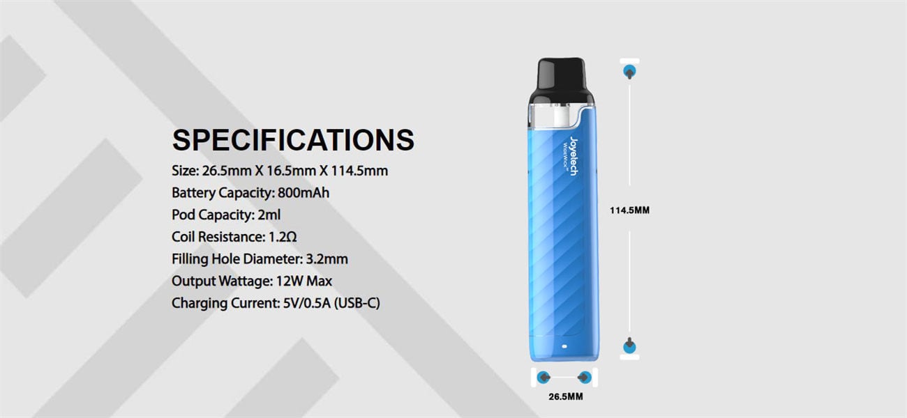 Joyetech WideWick Air Pod Kit 800mAh 2ml (12W) 9