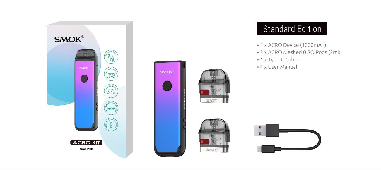 SMOK Acro Pod System Kit 1000mAh 2ml 4