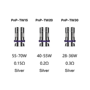 Voopoo PnP Replacement Coils for Drag Baby/Mini/2/S/X,VINCI Series Kit,Argus Pro,PnP 20/22,V.SUIT,Doric 60,Drag E60,Drag H80 S (5Pcs/Pack)