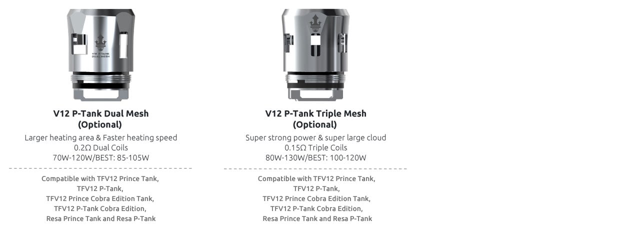 Smok V12 Prince Coil for X-priv kit, TFV12 Prince Tank, Stick Prince Kit(3pcs/pack) 3