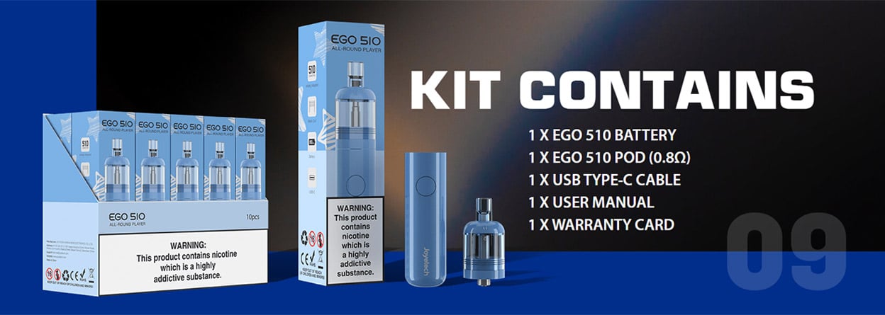 Joyetech eGo 510 Kit 850mAh 2ml 10