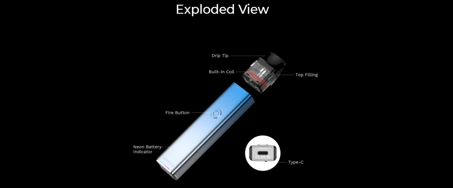 Vaporesso XROS 3 Pod System Kit 1000mAh 2ml 12