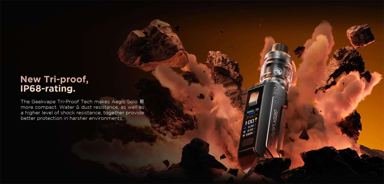 Geekvape Aegis Solo 3 (S100) Mod Kit with Z Subohm 2021 Tank 5.5ml 14