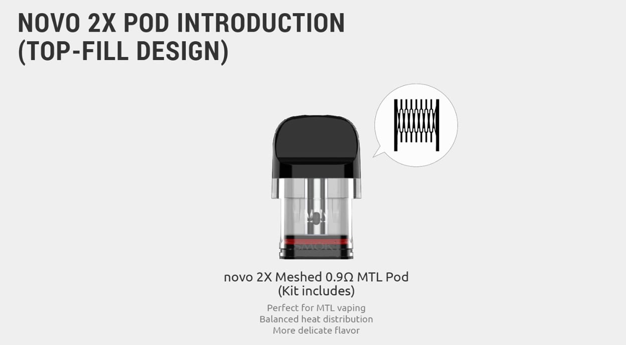 SMOK Novo 2X Pod System Kit 800mAh 2ml 7