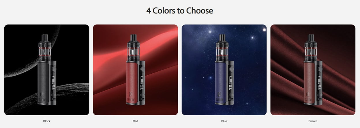 Eleaf iStick i75 Box Mod Kit with En Air Tank Atomizer 3000mAh 3.5ml 4