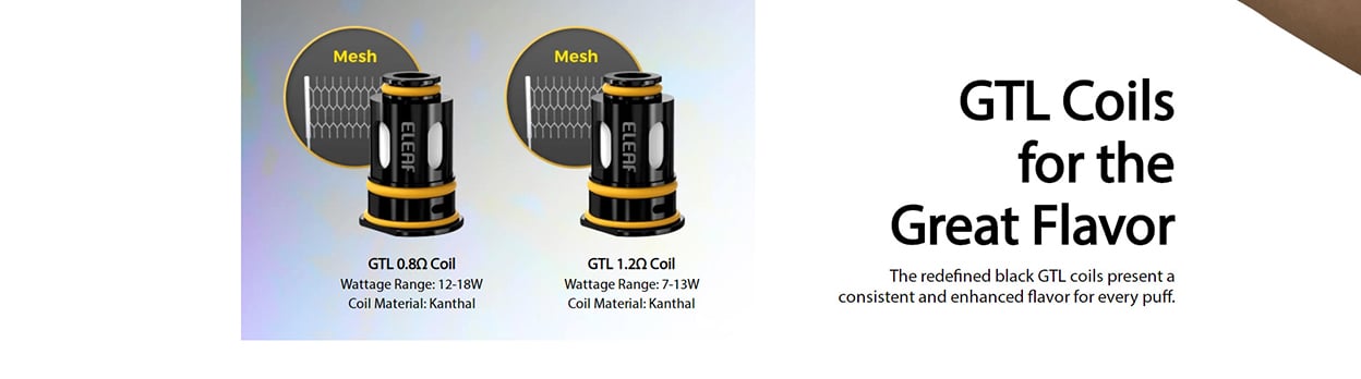 Eleaf GTL D20 Tank Atomizer 3ml 1