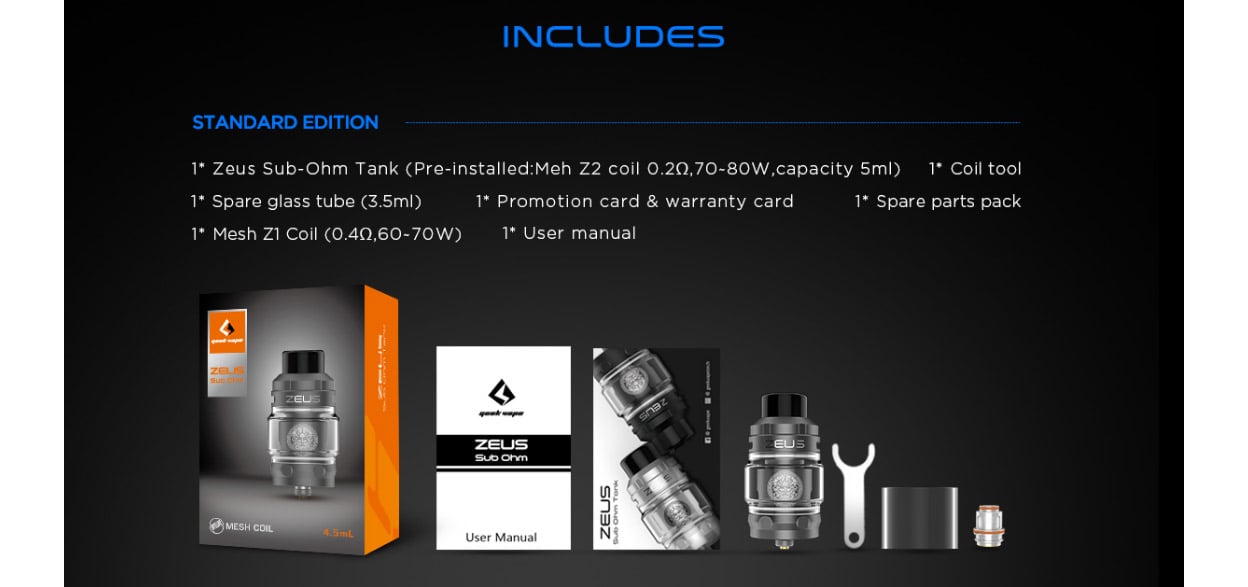 Geekvape Z Sub Ohm Tank Atomizer 5ml 8