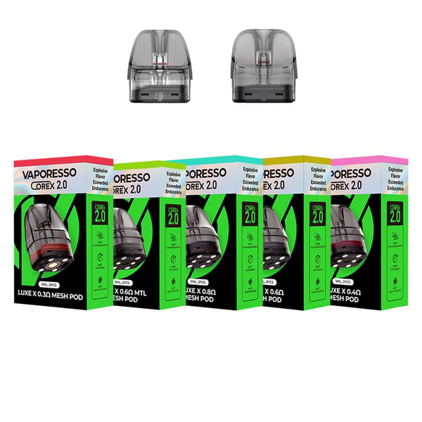 [New] Vaporesso LUXE X / LUXE XR / LUXE XR Max  / LUXE X PRO / LUXE X2 Pod Cartridge 5ml (2pcs/pack)