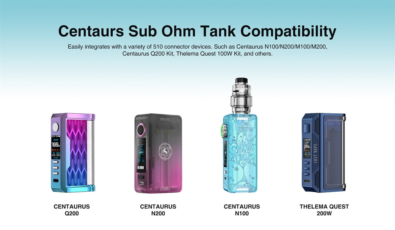 Lost Vape Centaurus N100 Box Mod 100W 14