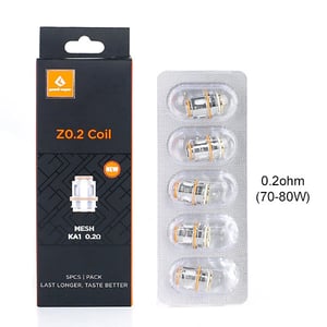 Geekvape Z Series Coil For Z (Zeus) Sub Ohm Tank,Obelisk Tank,Obelisk 120FC kit,Obelisk 200 kit,Z Sub Ohm 2021 Tank,Z Sub Ohm SE Tank,Z Fli Tank / Aegis Legend III Kit (5pcs/pack)