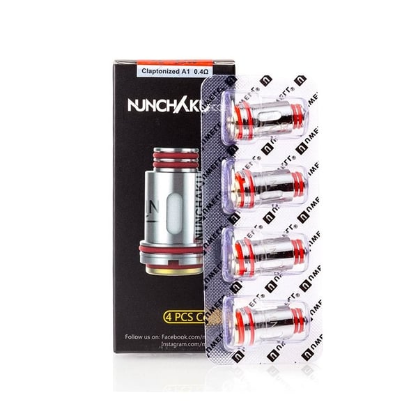 Uwell Replacement Coils (0.2ohm & 0.25ohm & 0.4ohm & 0.14ohm) for Nunchaku,Nunchaku 2 Tank Atomizer (4pcs/Pack)