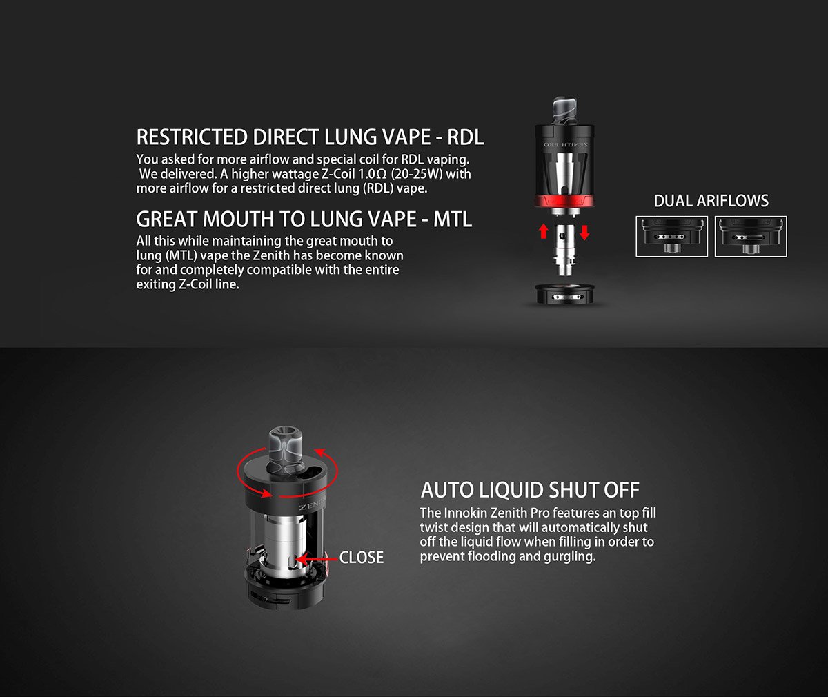 Innokin Zenith Pro Tank Atomizer 5.5ml 3