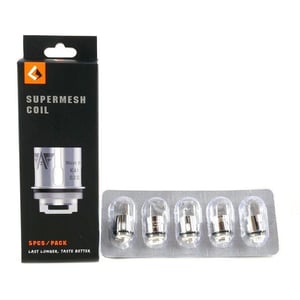 Geekvape Super Mesh Coils (0.2ohm & 0.4ohm) for Aero Mesh,Shield,Cerberus Tank Atomizer，Obelisk C Tank (5pcs/Pack)