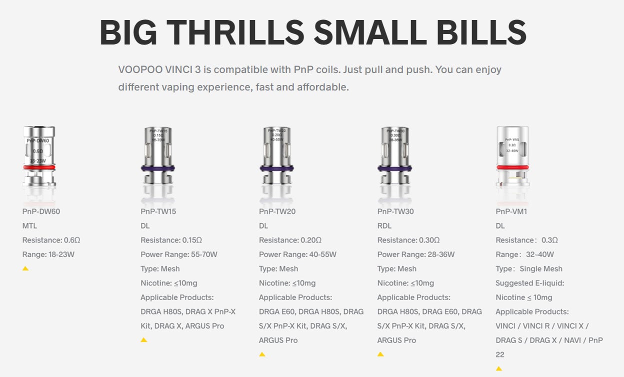 VOOPOO VINCI 3 Mod Pod Kit 1800mAh 4ml 20