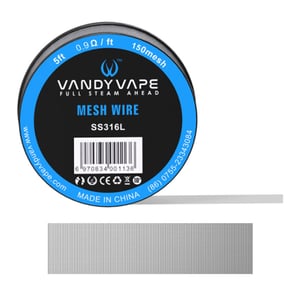 5ft Vandy vape SS316 Mesh Wire 150mesh