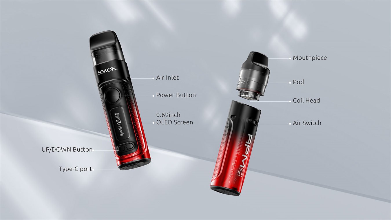 SMOK RPM C Pod System Kit 1650mAh 4ml 4