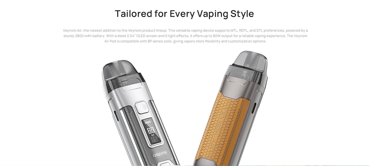 Aspire Veynom Air Pod System Kit 2800mAh 5ml 2