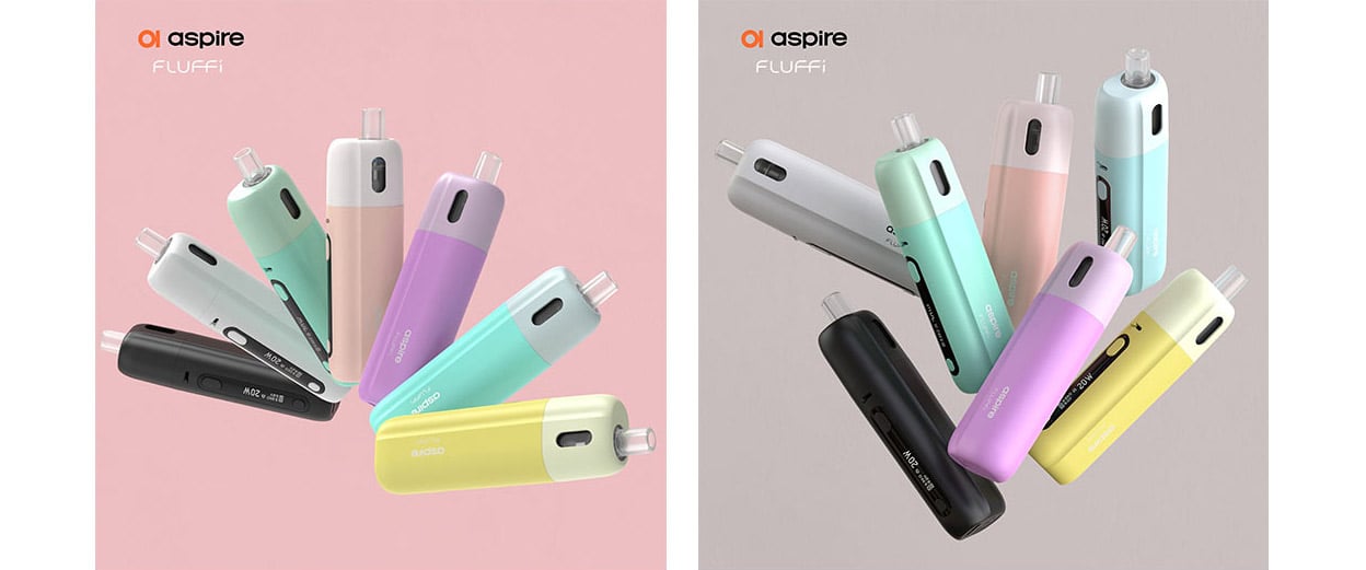 Aspire Fluffi Pod System Kit 1500mAh 3.5ml 5