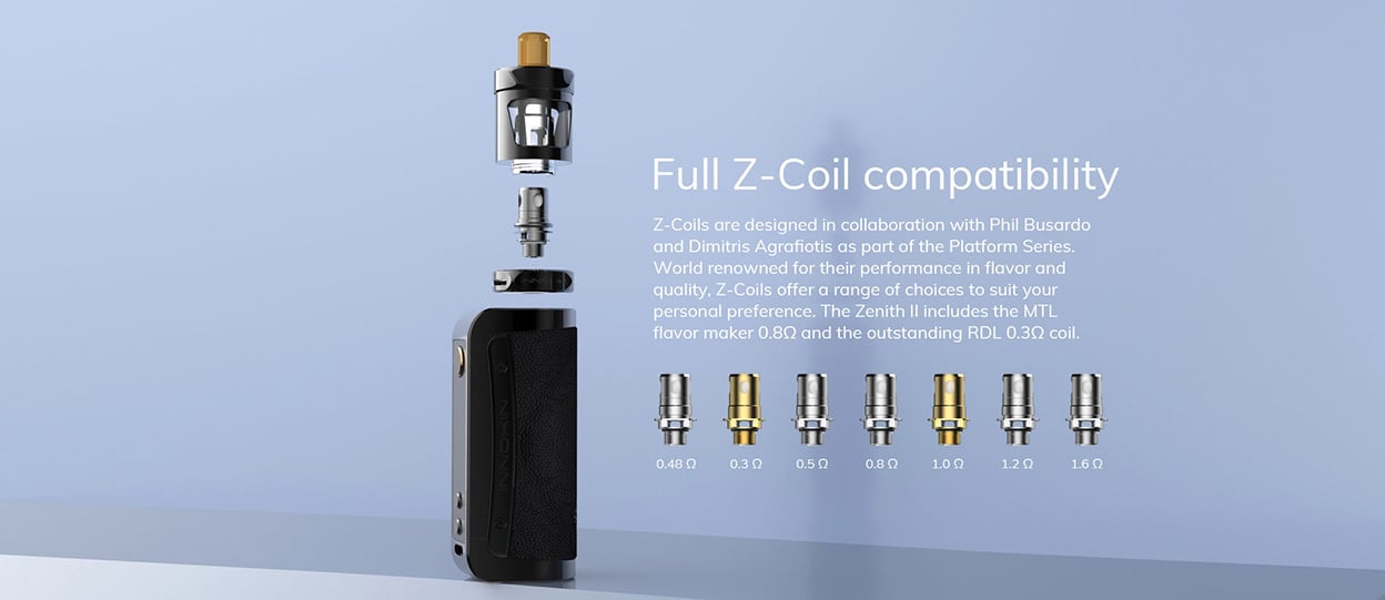 Innokin Coolfire Z80 Box Mod Kit with Zenith II Tank Atomizer 5.5ml 5