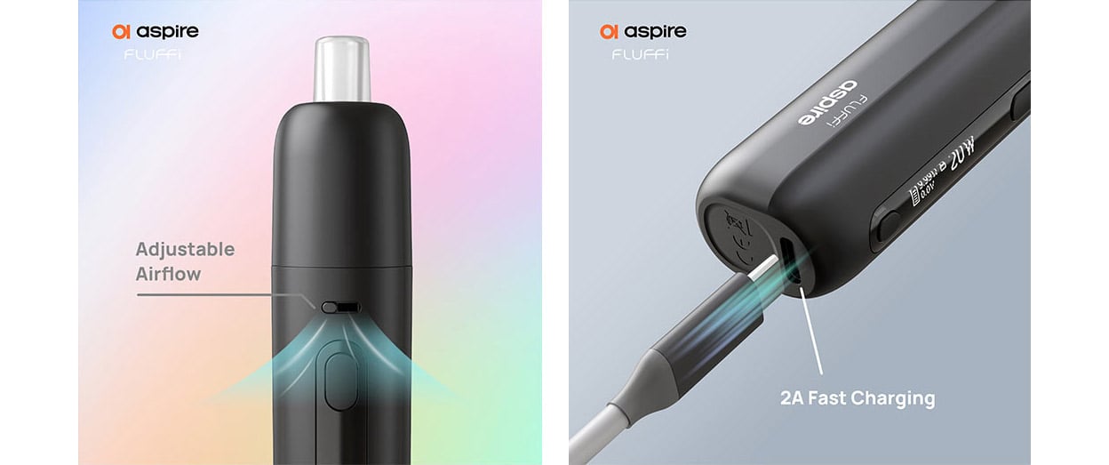 Aspire Fluffi Pod System Kit 1500mAh 3.5ml 4