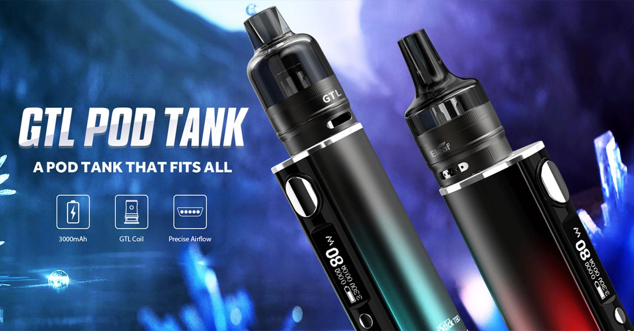 Eleaf iStick T80 VW Kit with GTL Pod Tank 3000mAh 4.5ml 1