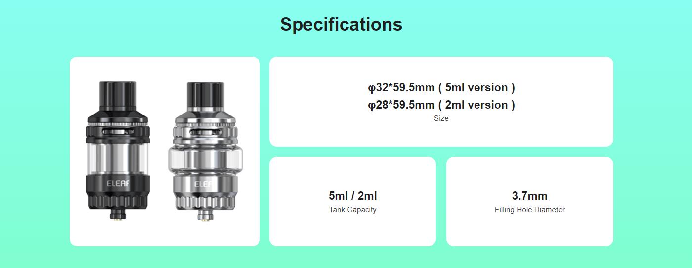 Eleaf Melo 6 Tank Atomizer 5ml 8