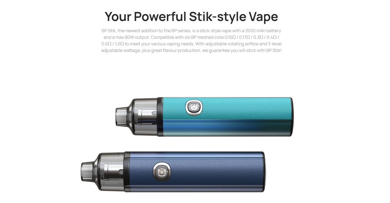 Aspire BP Stik Pod System Kit 2500mAh 5ml 2