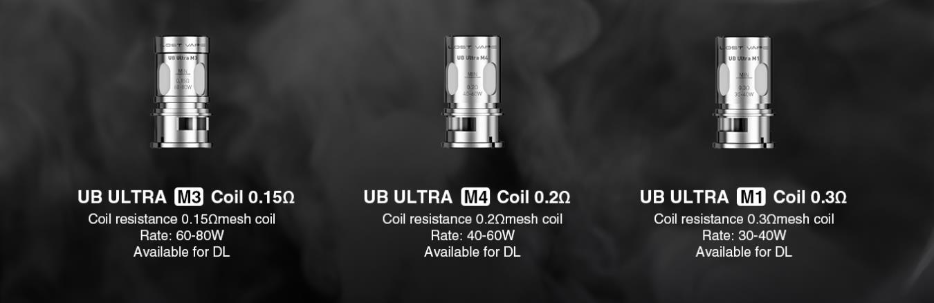 Lost Vape UB Ultra V3 Replacement Coil for Centaurus Q80 Kit / UB Ultra Empty Catridge (5pcs/pack) 1