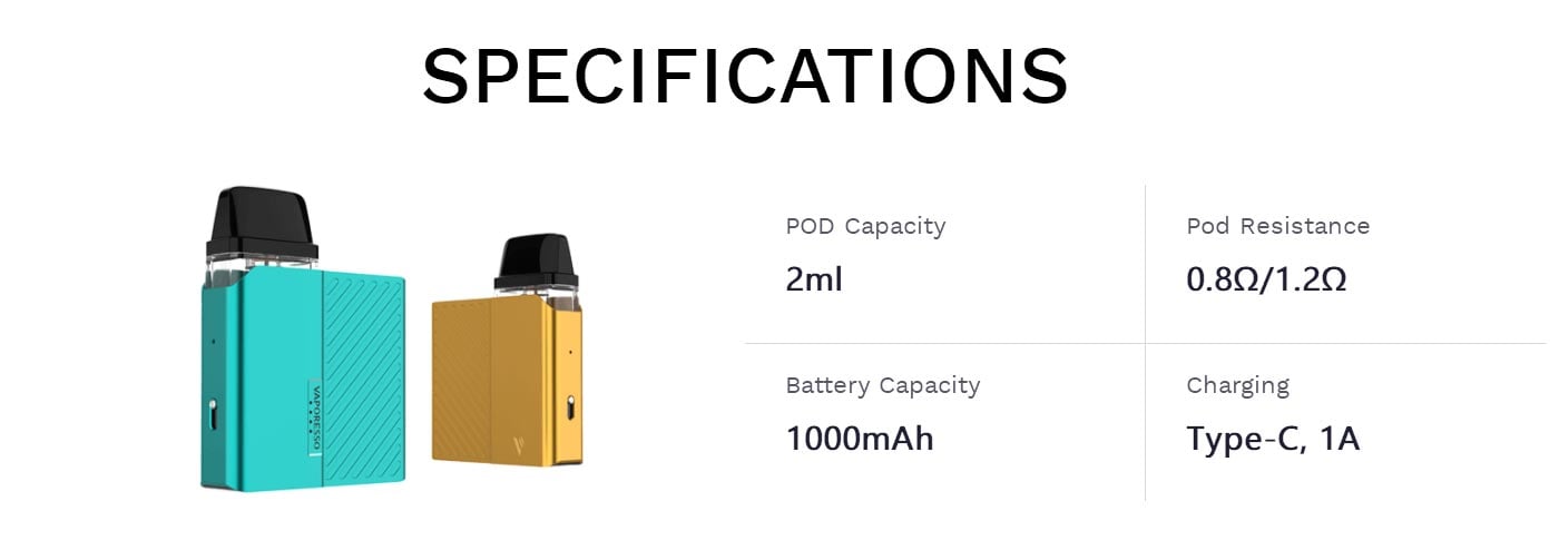 Vaporesso Xros Nano Pod System Kit 1000mAh 2ml 6