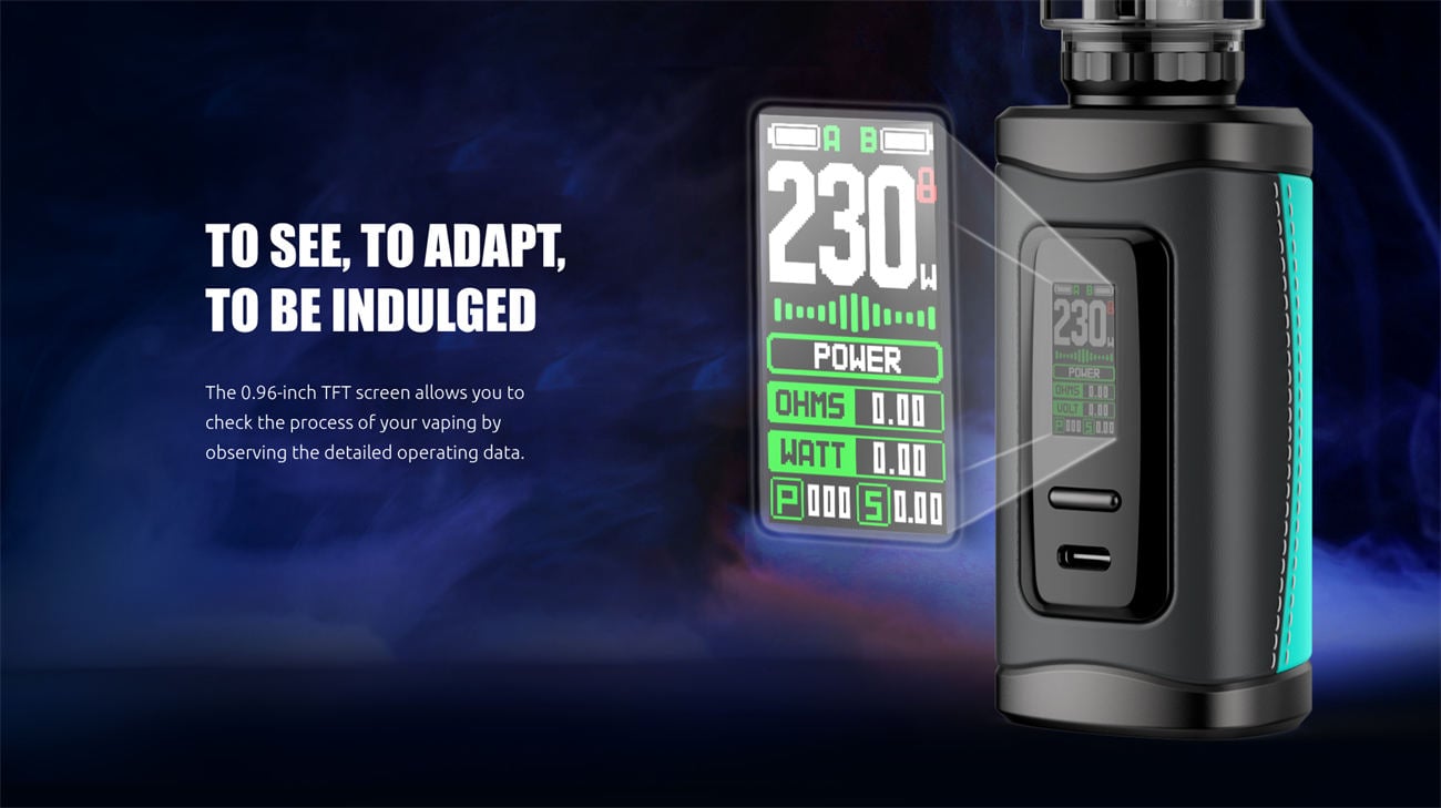 SMOK Morph 3 230W Mod Kit with T-Air Tank Atomizer 5ml 6