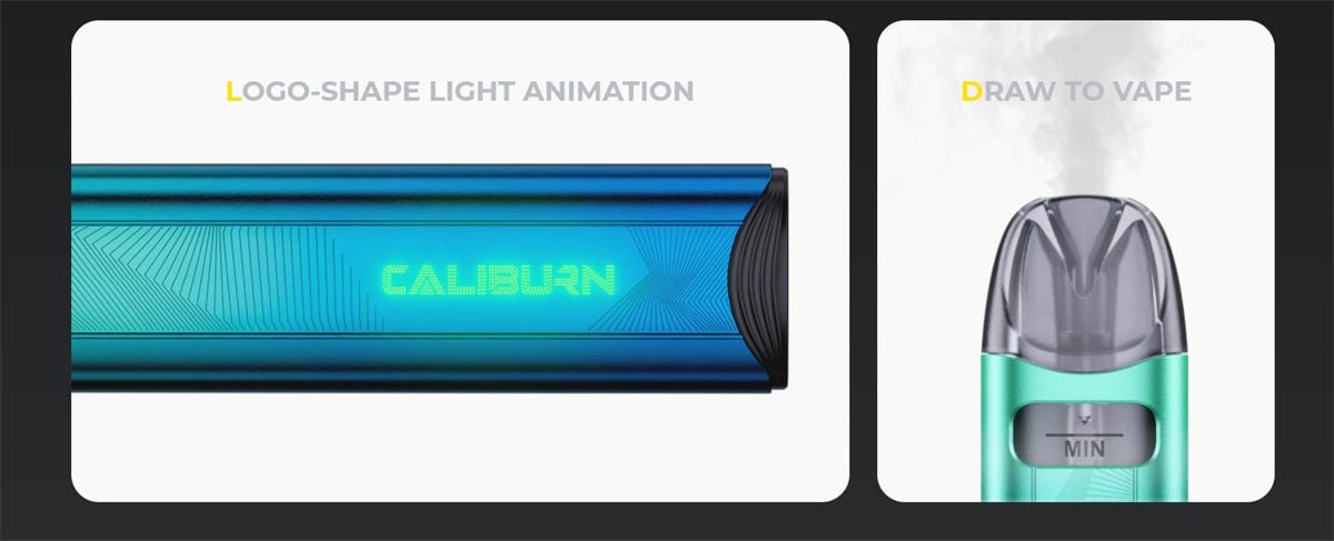 Uwell Caliburn A3S Pod System Kit 520mAh 2ml 4