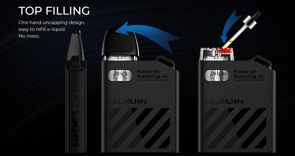 Uwell Caliburn AK2 Pod System Kit 520mAh 2ml 9