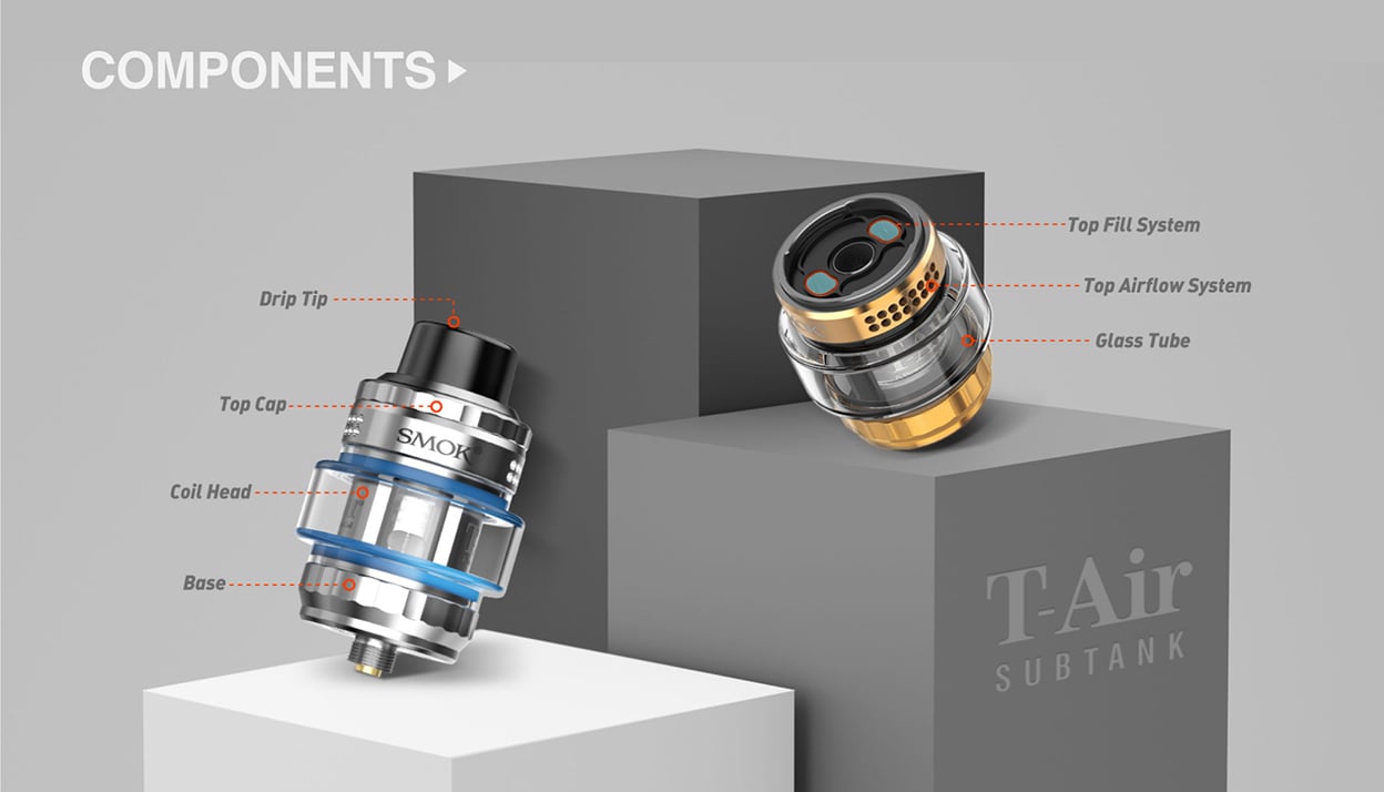 SMOK T-Air Subtank Atomizer 5ml 30