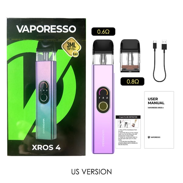 Vaporesso XROS 4 Pod System Kit 1000mAh 3ml