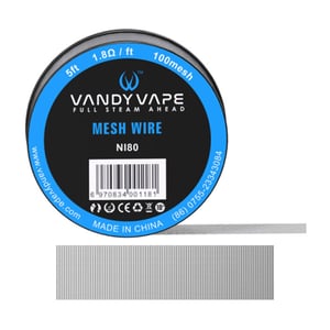 5ft Vandy vape Ni80 Mesh Wire 100mesh