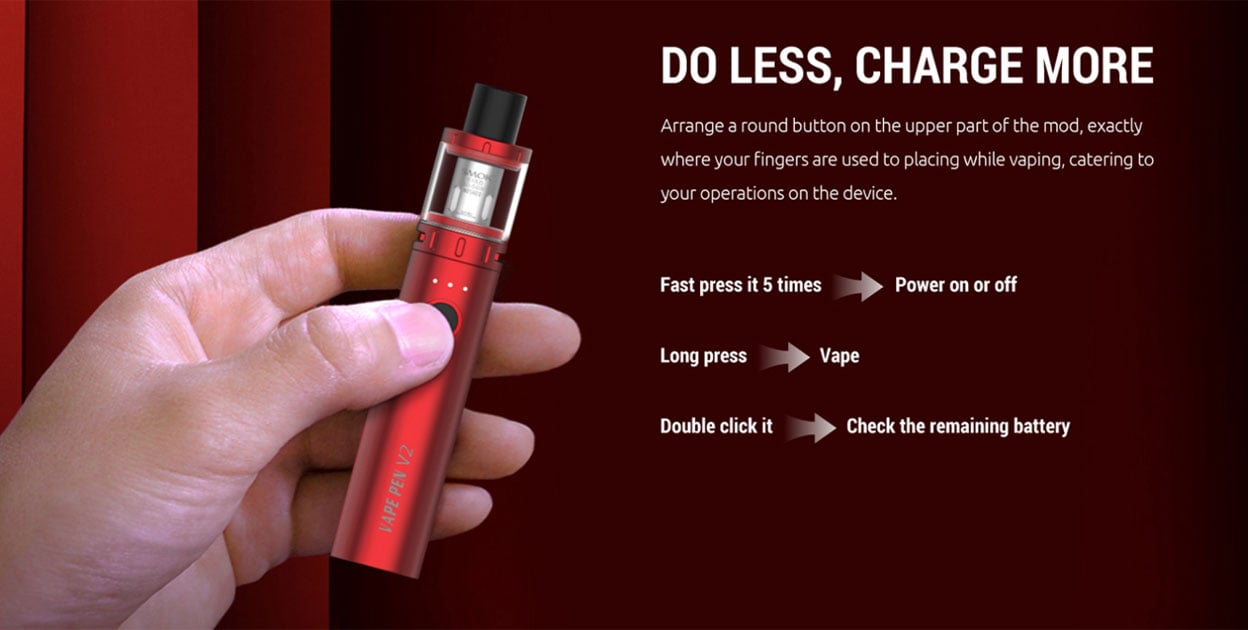 SMOK Vape Pen V2 Starter Kit 1600mAh 3ml 8