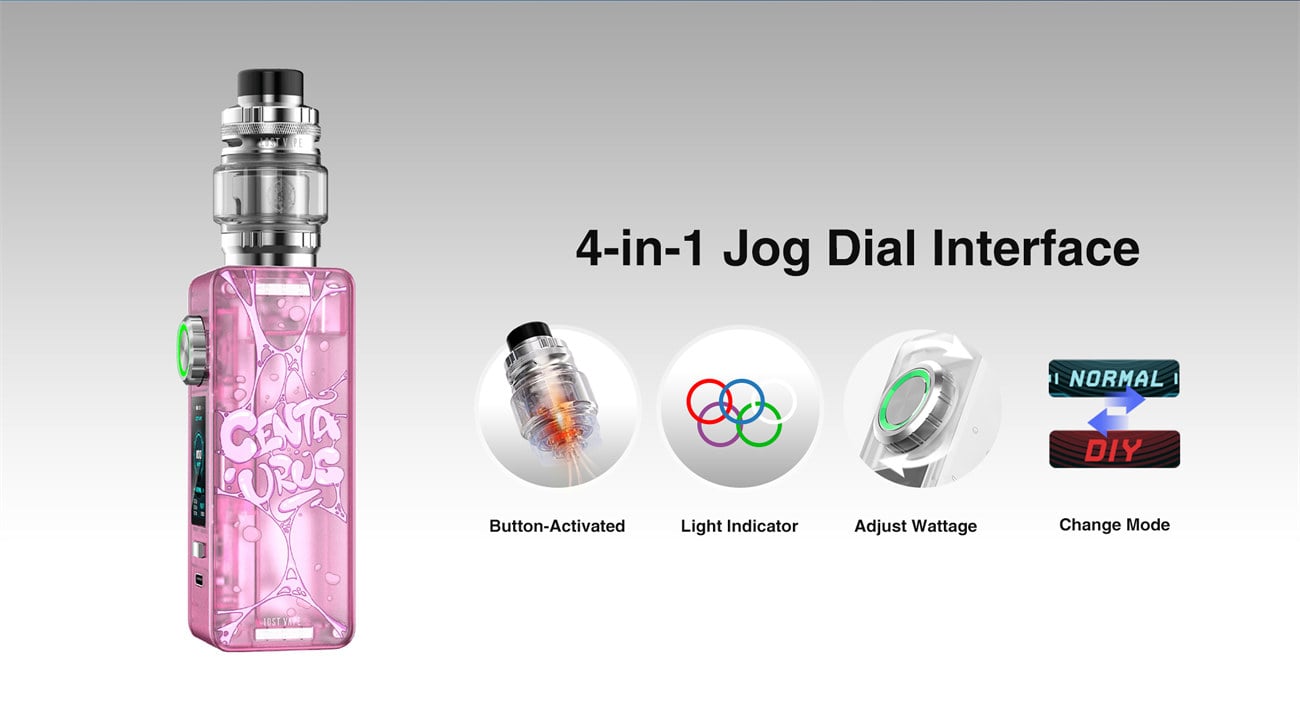 Lost Vape Centaurus N100 Mod Kit with Centaurus Sub Ohm Tank 5ml 23