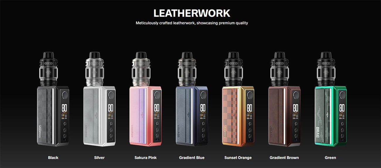 Voopoo Drag 5 177W Box Mod Kit with Uforce-X Tank Atomizer 5.5ml 2