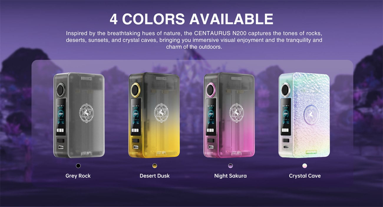 Lost Vape Centaurus N200 Mod Kit with Centaurus Sub Ohm Tank 5ml 12