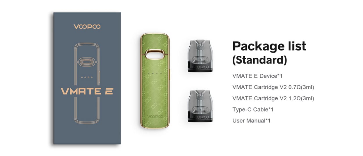 Voopoo VMATE E Pod System Kit 1200mAh (Max 20W) 3ml 20